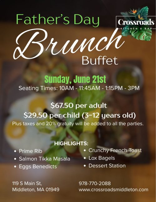 FATHERS DAY MENU